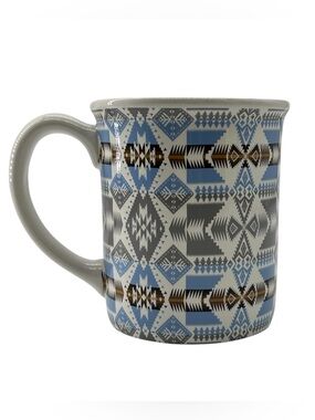 PENDLETON Woolen Mills Coffee Mug Heritage Silver Bark Blanket Design 18oz